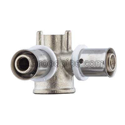 سه راهى ٩٠ درجه دیوارى پرسی نیوپایپ