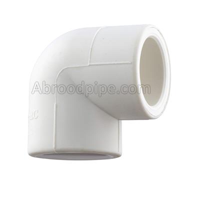 زانو 90 درجه سفید آذین لوله سپاهان