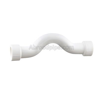 لوله خمدار دو سر بوشن سفید آذین لوله سپاهان